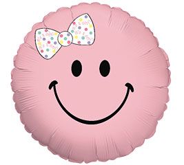 Baby Girl Smiley Face