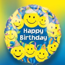 Happy Birthday Smiley Faces
