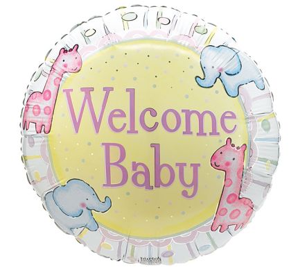 Animal Welcome Baby Balloon