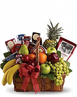 Bon Vivant Gourmet & Fruit Basket